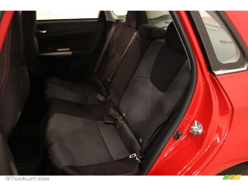 2010 Impreza WRX Sedan - Lightning Red / Carbon Black photo #15