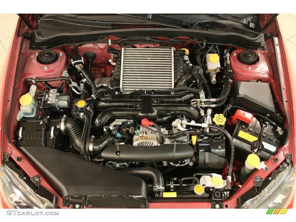2010 Impreza WRX Sedan - Lightning Red / Carbon Black photo #18