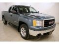 2007 Stealth Gray Metallic GMC Sierra 1500 SLE Extended Cab 4x4  photo #1