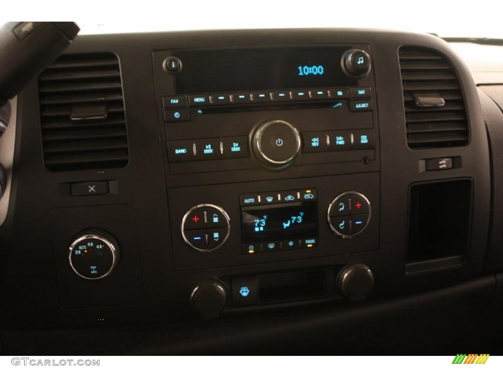 2007 Sierra 1500 SLE Extended Cab 4x4 - Stealth Gray Metallic / Ebony Black photo #9