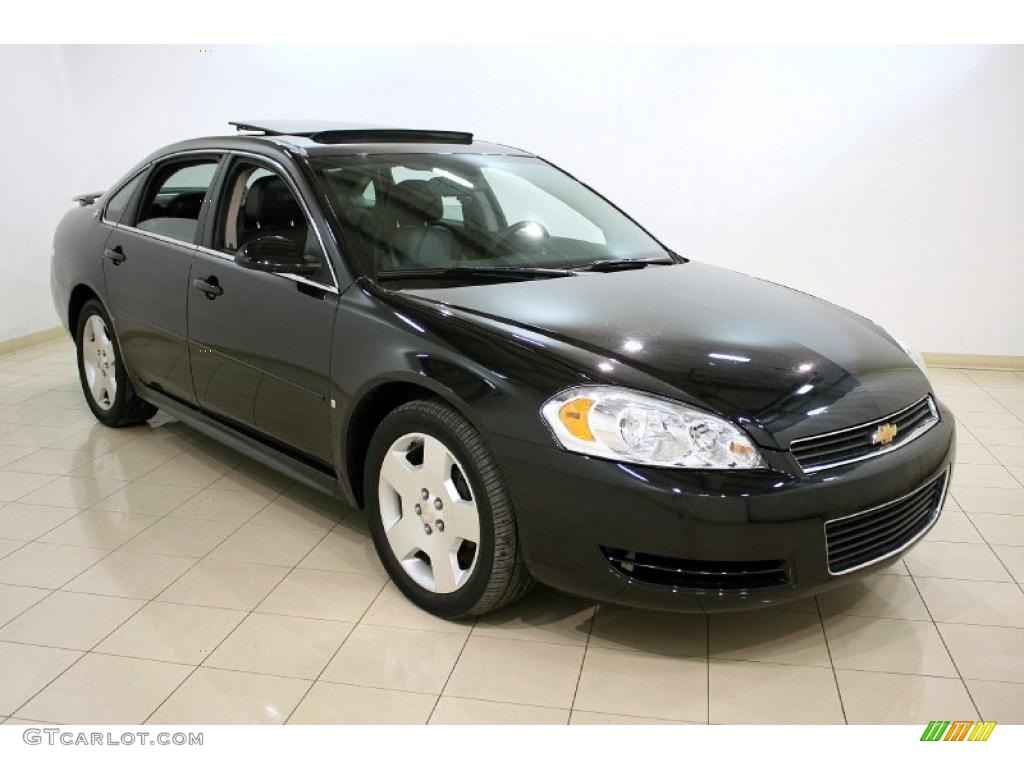 Black 2008 Chevrolet Impala LT Exterior Photo #46748399