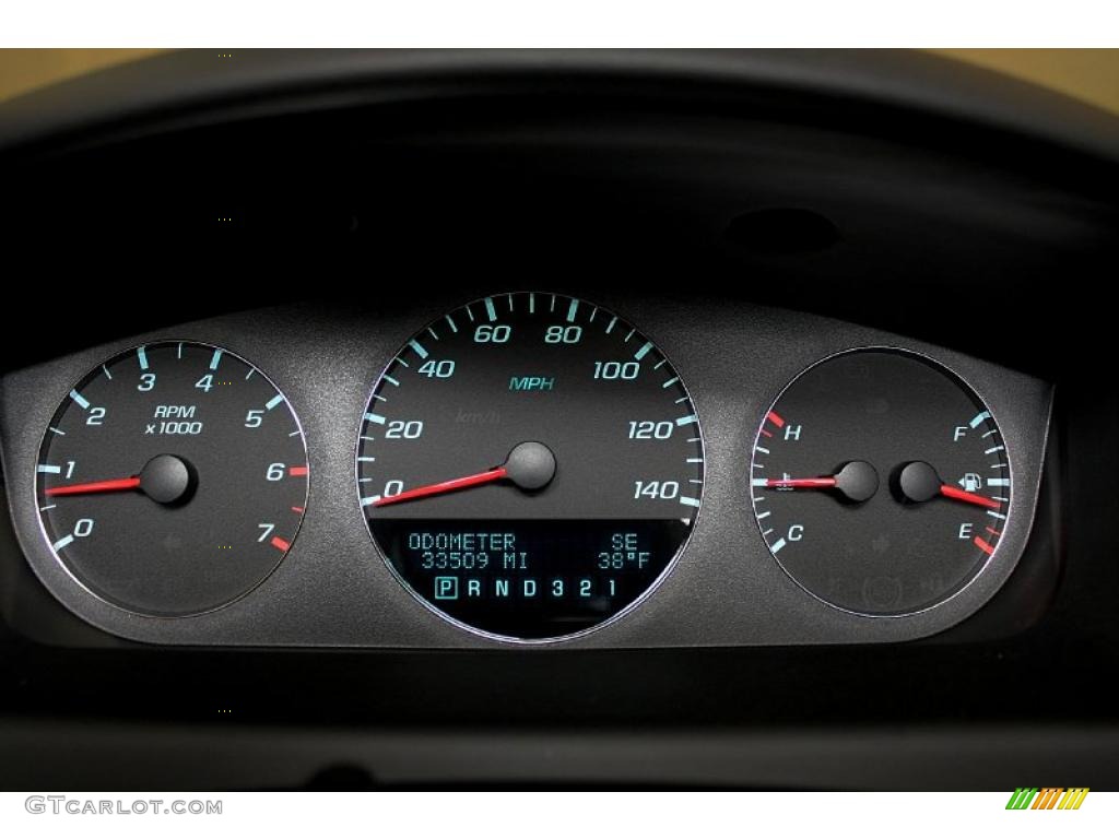 2008 Chevrolet Impala LT Gauges Photo #46748489