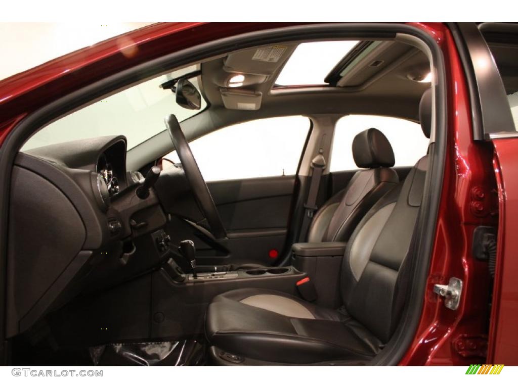 Ebony Black Interior 2008 Pontiac G6 GXP Sedan Photo #46748579