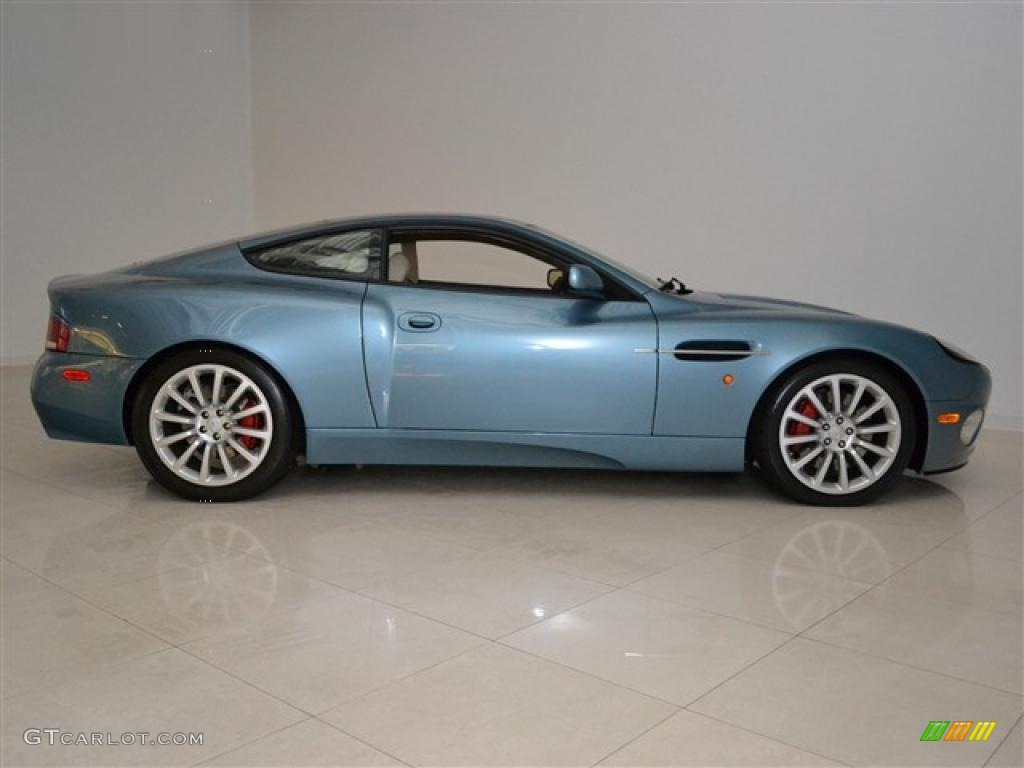 Aegean Blue 2003 Aston Martin Vanquish Standard Vanquish Model Exterior Photo #46750812