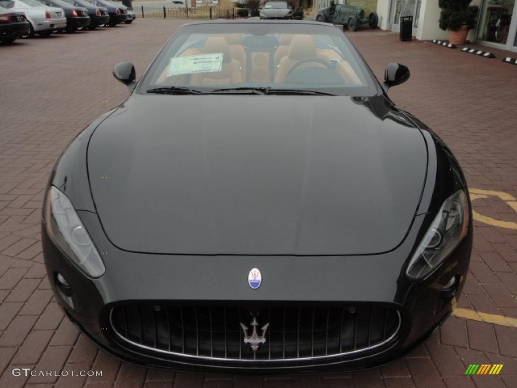 Nero Carbonio (Black Metallic) 2011 Maserati GranTurismo Convertible GranCabrio Exterior Photo #46750965