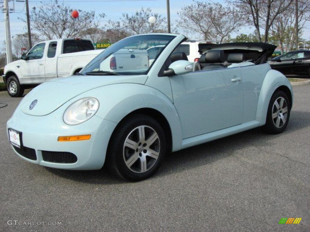 Aquarius Blue 2006 Volkswagen New Beetle 2.5 Convertible Exterior Photo #46751364