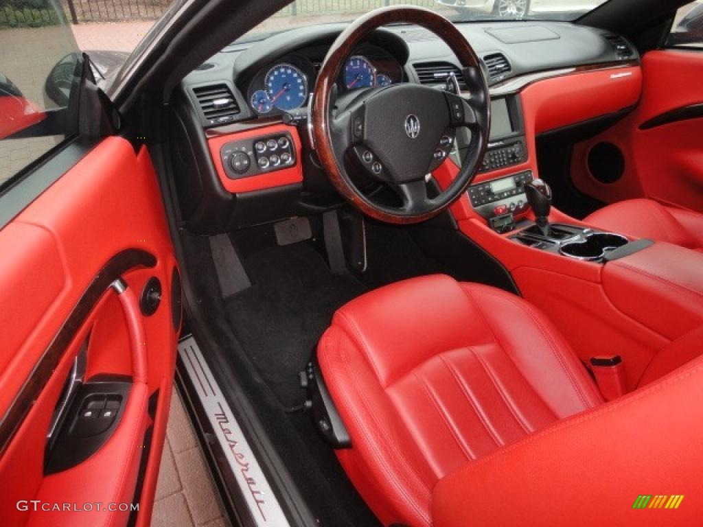 2008 Maserati GranTurismo Standard GranTurismo Model Rosso Corallo (Red) Dashboard Photo #46751718