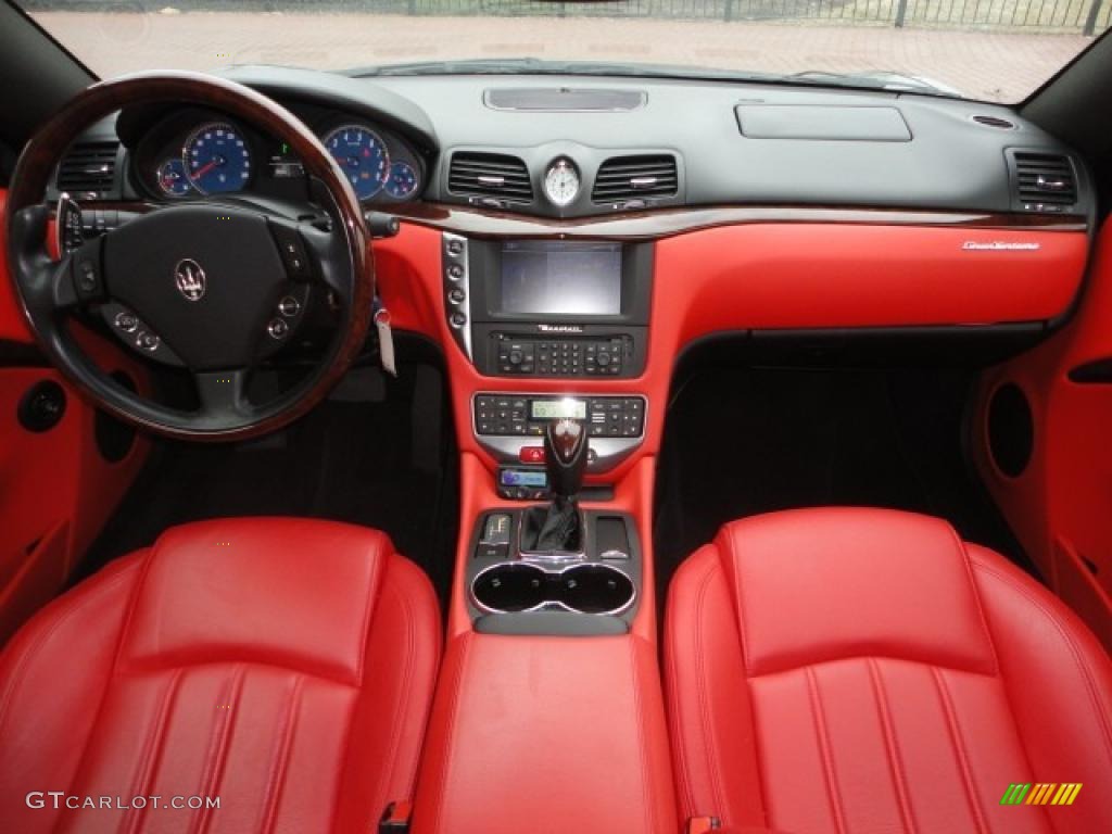 2008 Maserati GranTurismo Standard GranTurismo Model Rosso Corallo (Red) Dashboard Photo #46751748