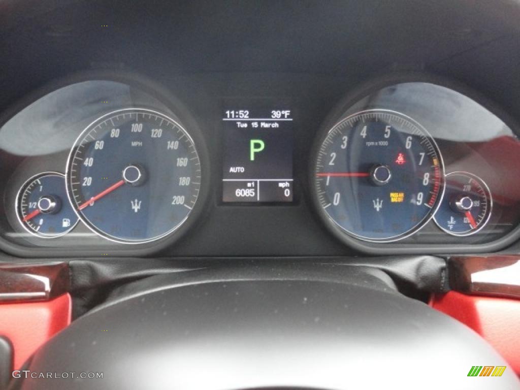 2008 Maserati GranTurismo Standard GranTurismo Model Gauges Photo #46751781
