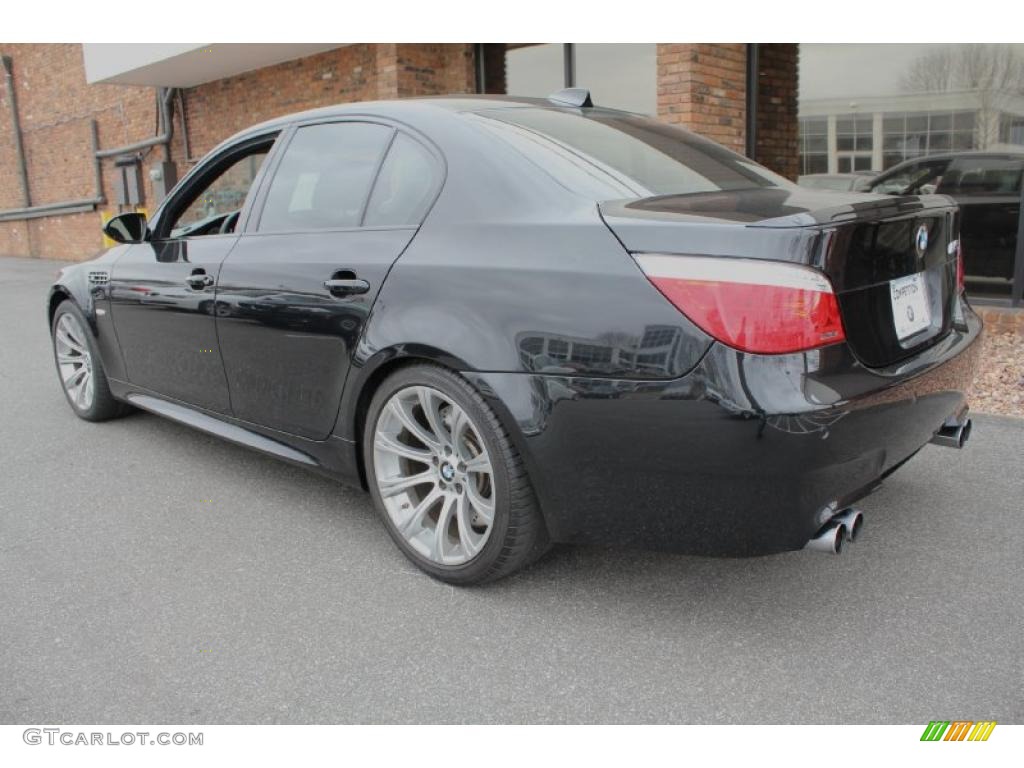 Black Sapphire Metallic 2008 BMW M5 Sedan Exterior Photo #46752708