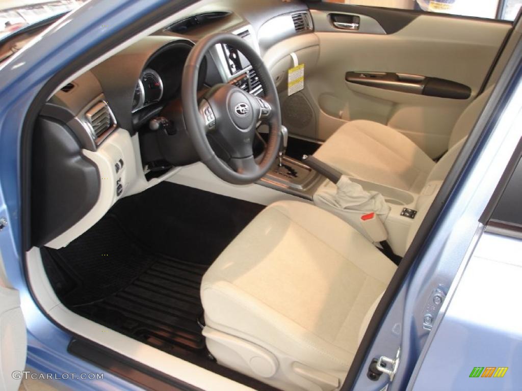 Ivory Interior 2011 Subaru Impreza 2.5i Premium Wagon Photo #46752791