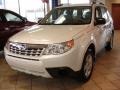 2011 Satin White Pearl Subaru Forester 2.5 X  photo #1