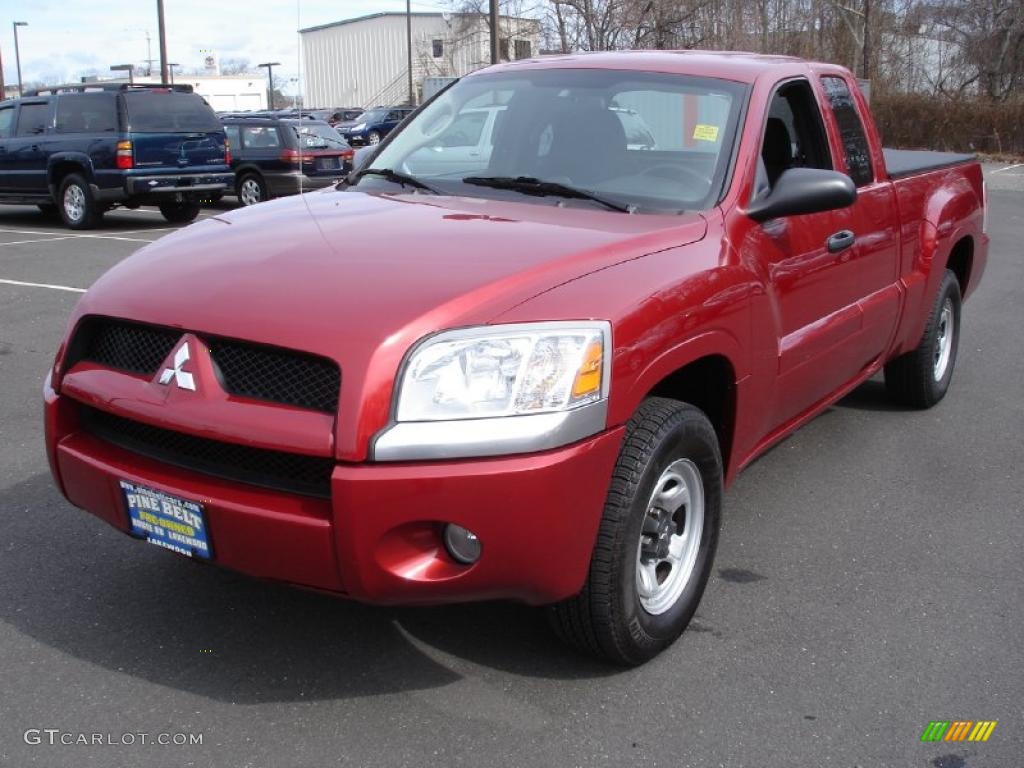 2008 Raider LS Extended Cab - Lava Red Pearl / Slate photo #1