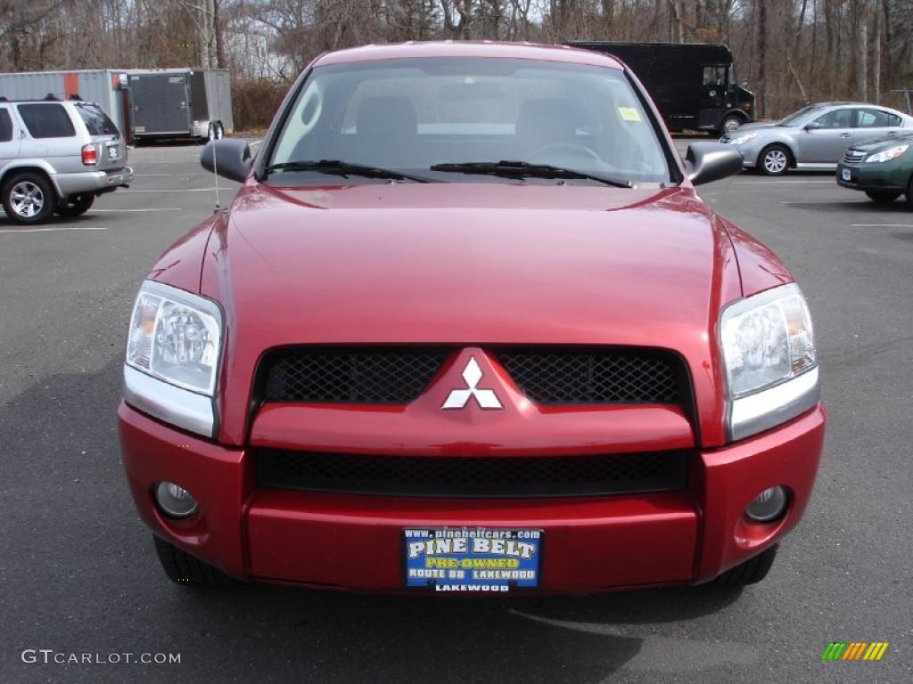2008 Raider LS Extended Cab - Lava Red Pearl / Slate photo #2
