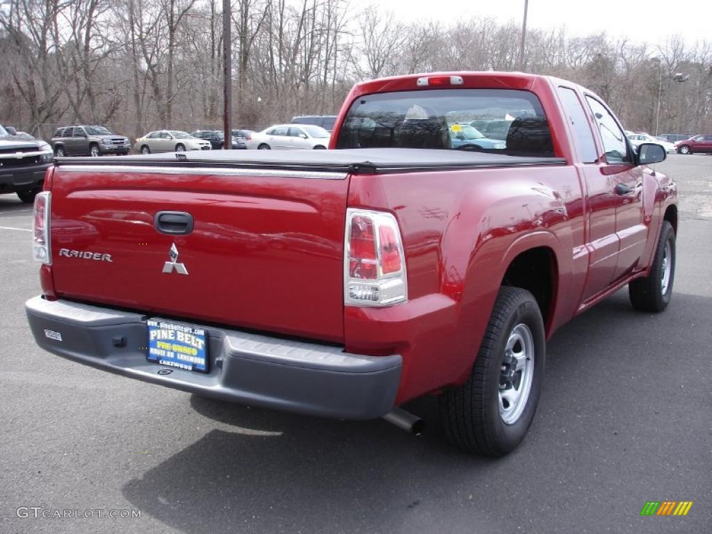 2008 Raider LS Extended Cab - Lava Red Pearl / Slate photo #4