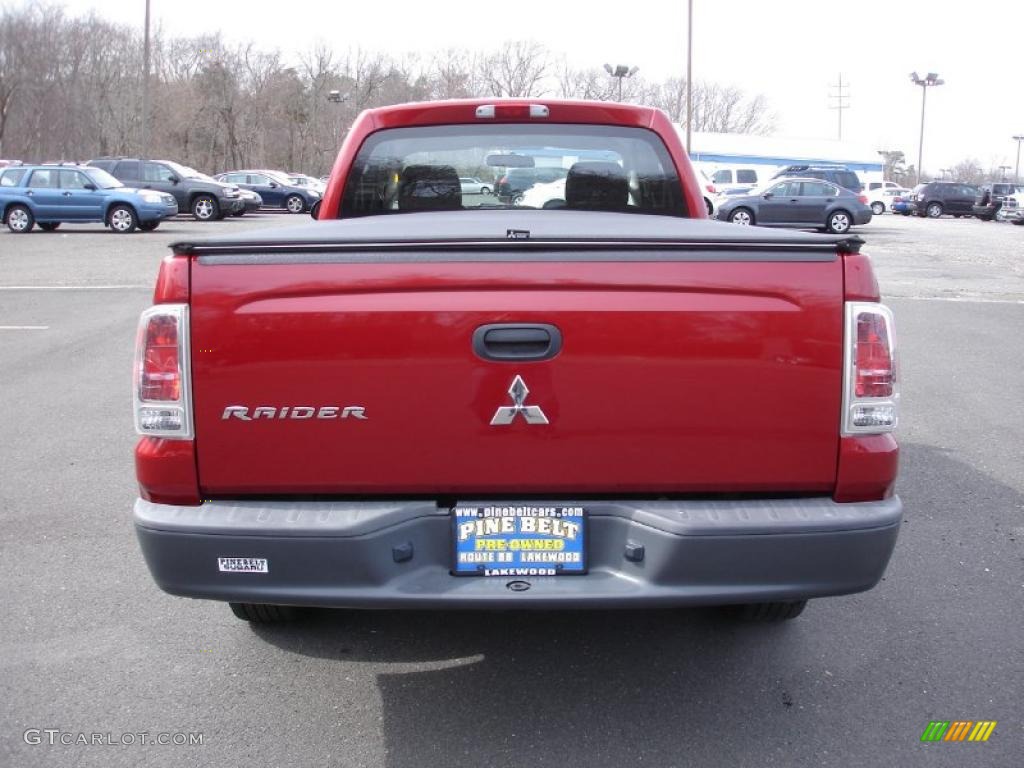 2008 Raider LS Extended Cab - Lava Red Pearl / Slate photo #5