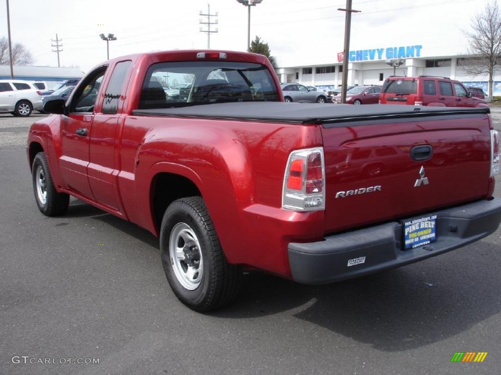 2008 Raider LS Extended Cab - Lava Red Pearl / Slate photo #6