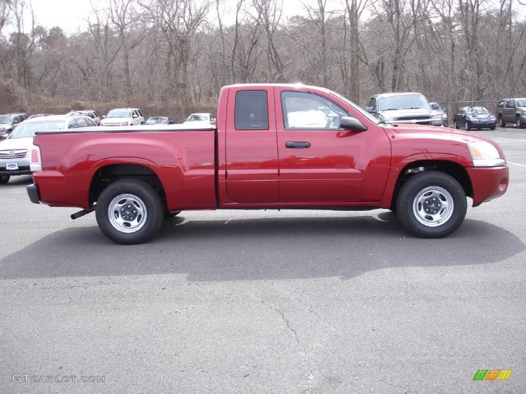 2008 Raider LS Extended Cab - Lava Red Pearl / Slate photo #7