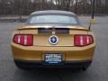 Sunset Gold Metallic 2010 Ford Mustang V6 Premium Convertible Exterior