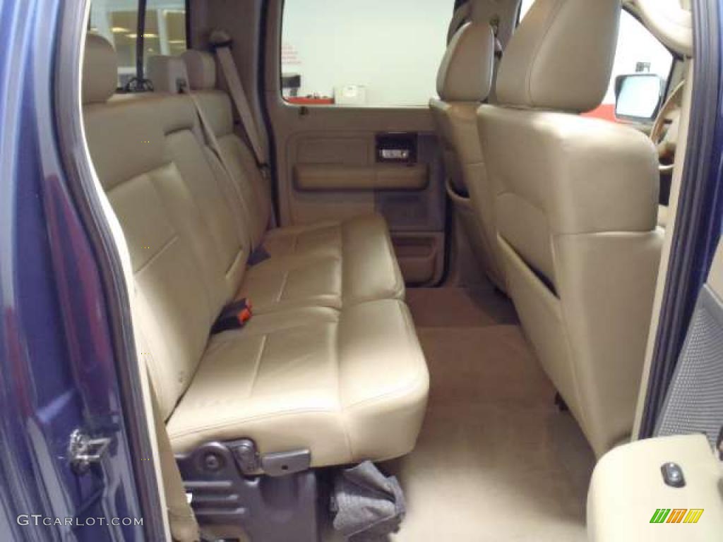 2006 F150 Lariat SuperCrew 4x4 - Medium Wedgewood Blue Metallic / Tan photo #20