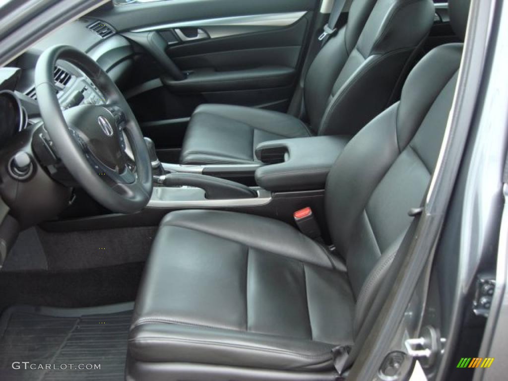 Ebony Interior 2009 Acura TL 3.5 Photo #46754085