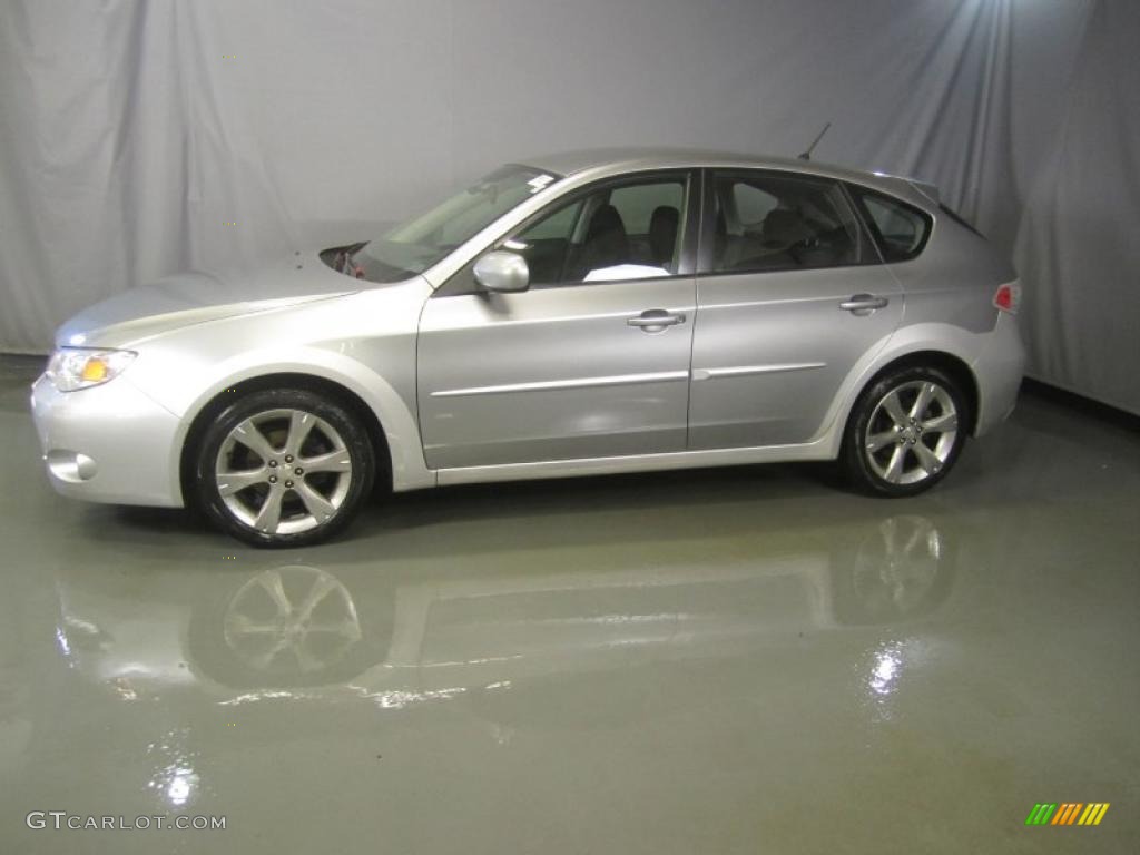 Steel Silver Metallic 2008 Subaru Impreza Outback Sport Wagon Exterior Photo #46754298