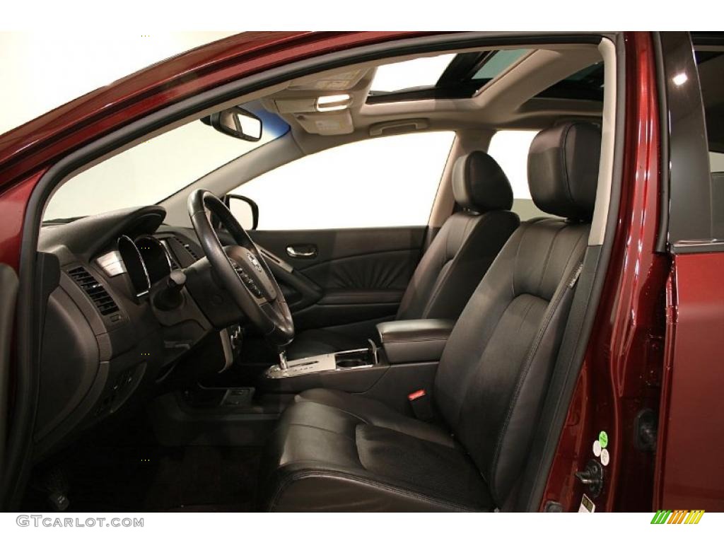 Black Interior 2009 Nissan Murano SL AWD Photo #46754814