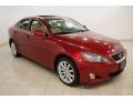 2008 Matador Red Mica Lexus IS 250 AWD  photo #1