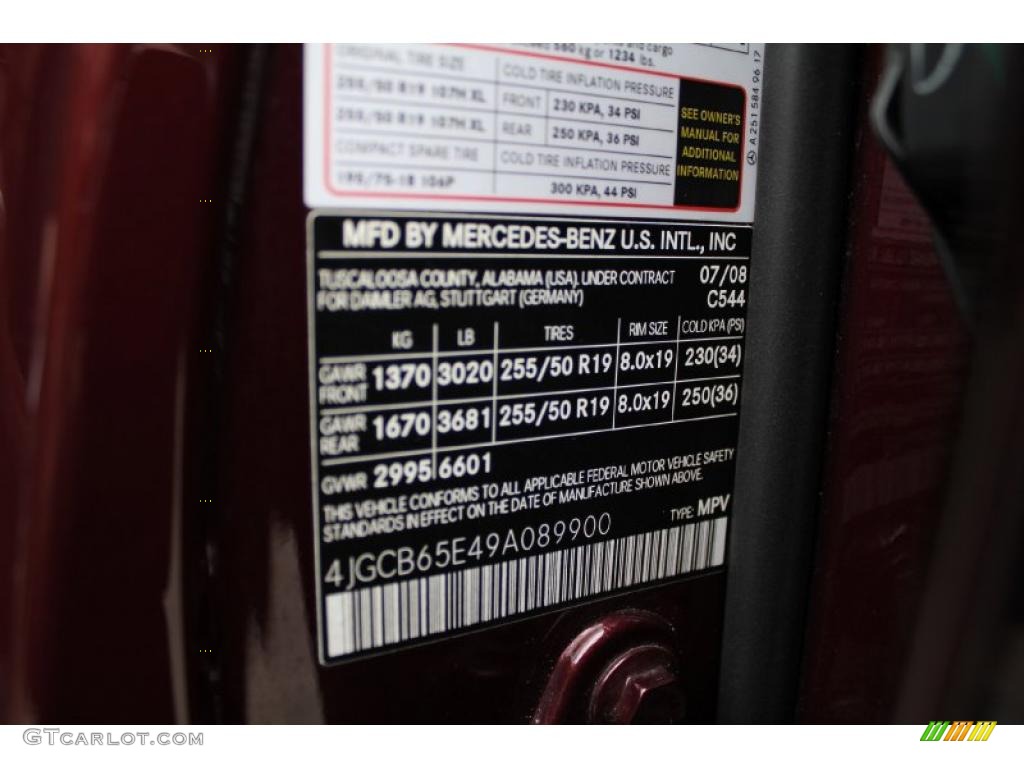 2009 R 350 4Matic - Barolo Red Metallic / Macadamia photo #18