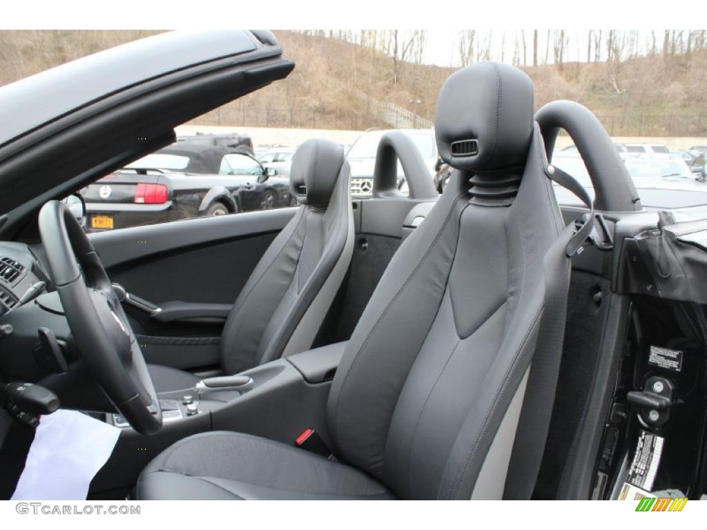 2010 SLK 350 Roadster - Black / Black photo #11