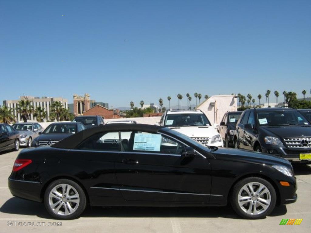 Black 2011 Mercedes-Benz E 350 Cabriolet Exterior Photo #46757271
