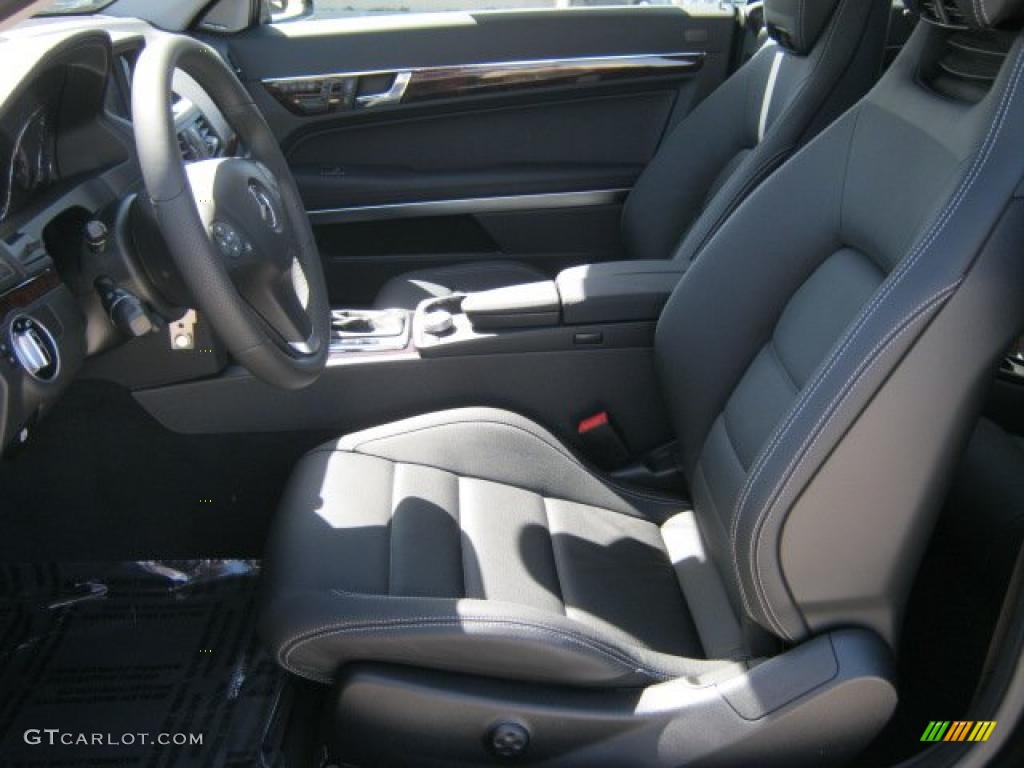 Black Interior 2011 Mercedes-Benz E 350 Cabriolet Photo #46757301