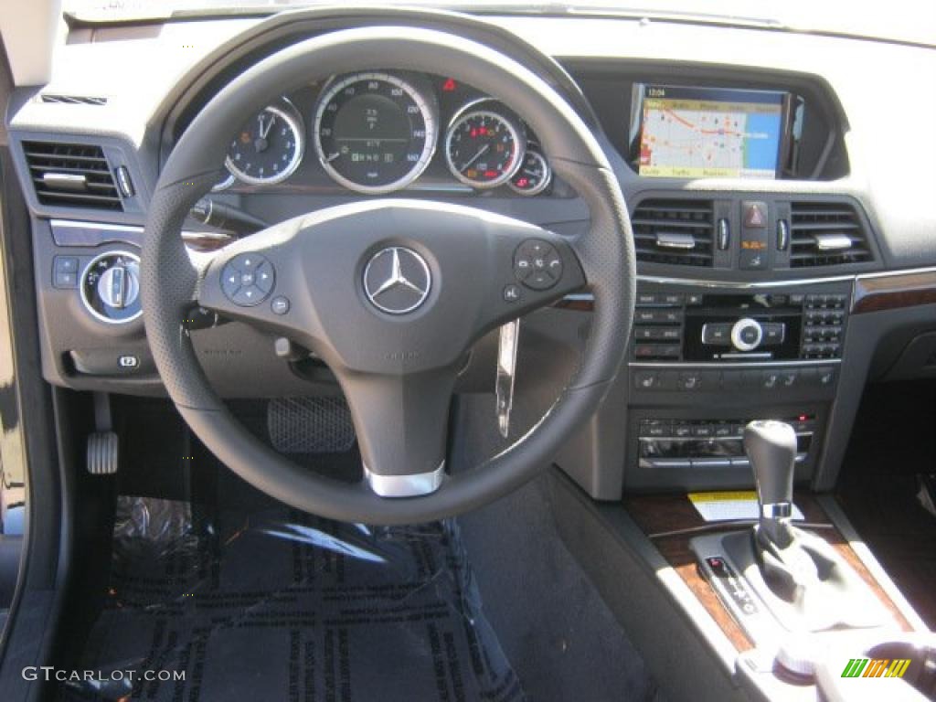 2011 Mercedes-Benz E 350 Cabriolet Black Dashboard Photo #46757316