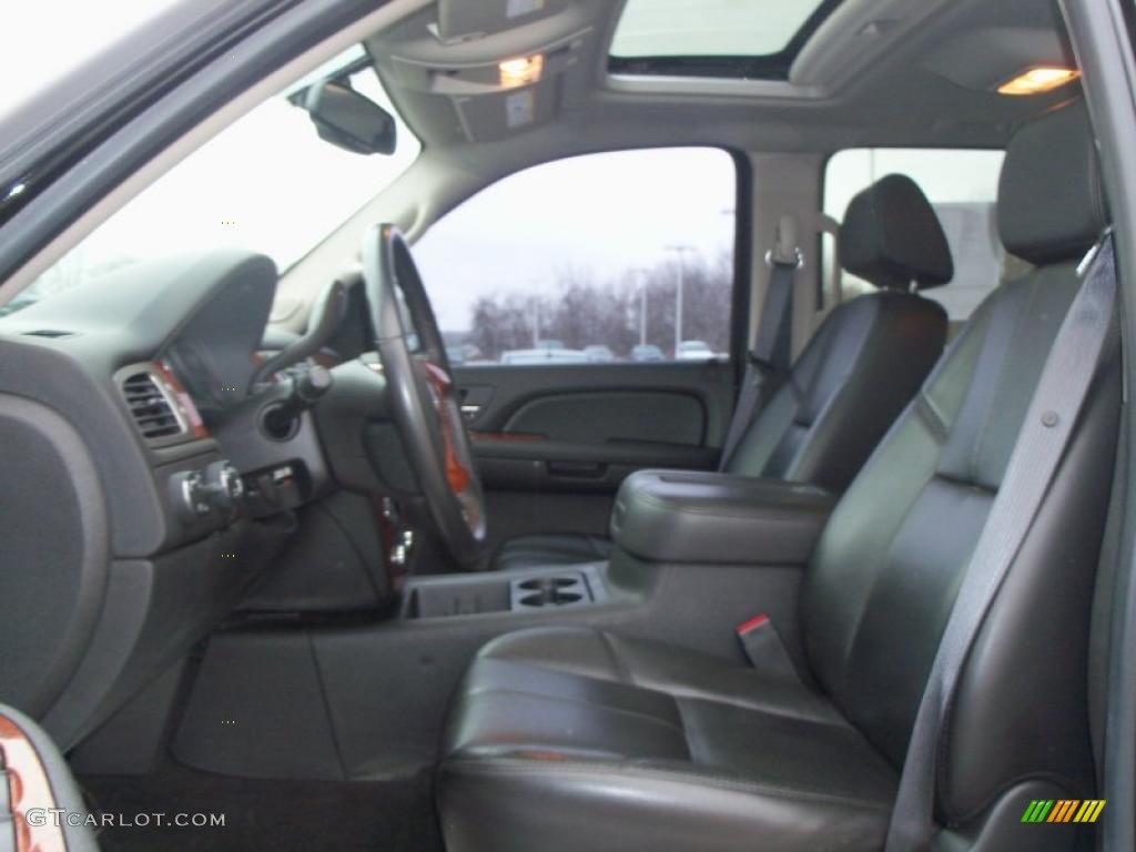 Ebony Black Interior 2007 Chevrolet Silverado 1500 LT Z71 Crew Cab 4x4 Photo #46757415