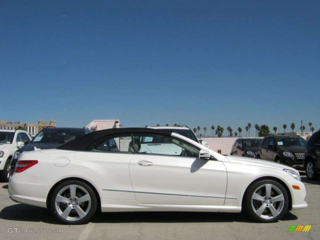 Diamond White Metallic 2011 Mercedes-Benz E 550 Cabriolet Exterior Photo #46757544