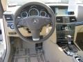 Almond/Mocha 2011 Mercedes-Benz E 550 Cabriolet Dashboard