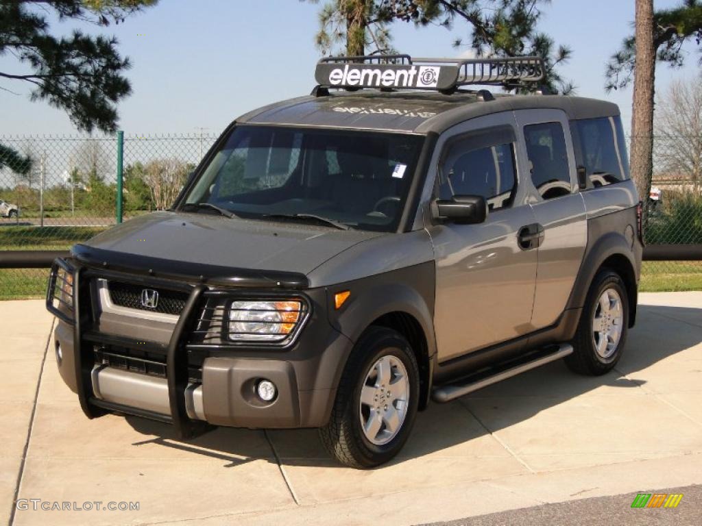 2003 Element EX AWD - Shoreline Mist Metallic / Black photo #10