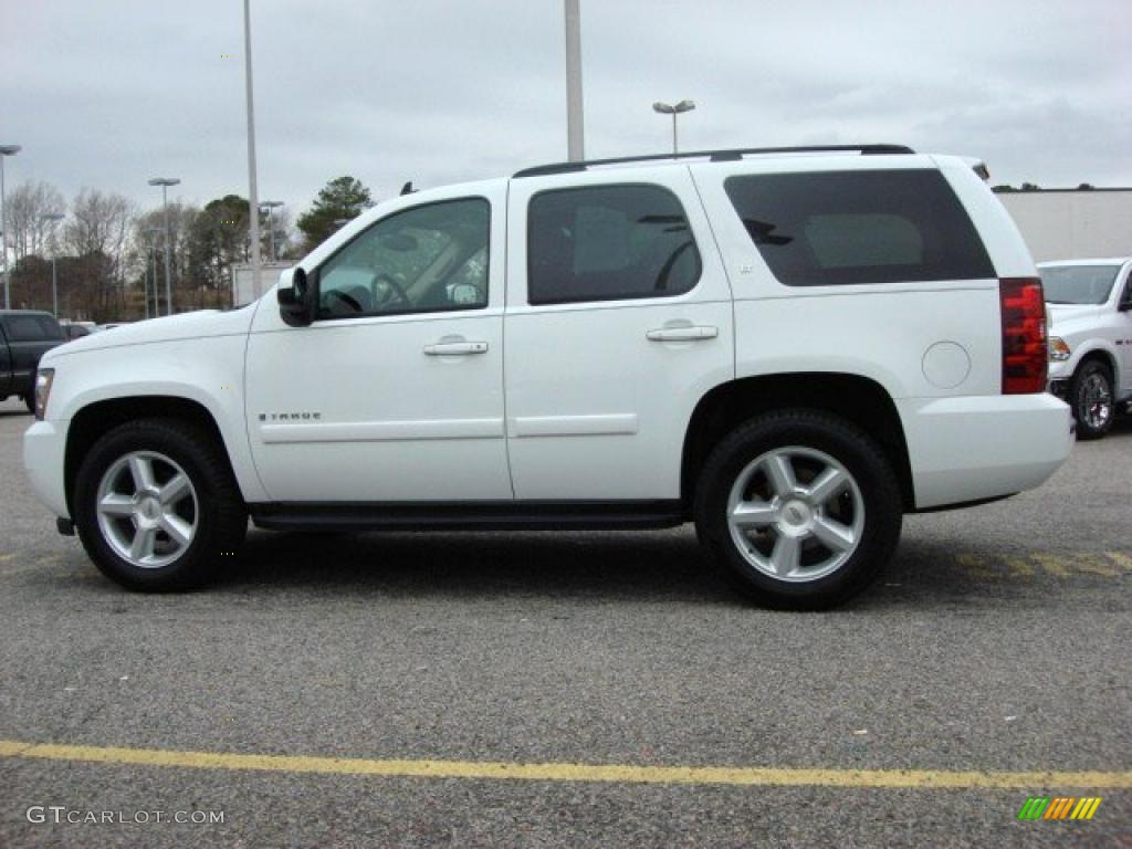 Summit White 2008 Chevrolet Tahoe LT Exterior Photo #46758591