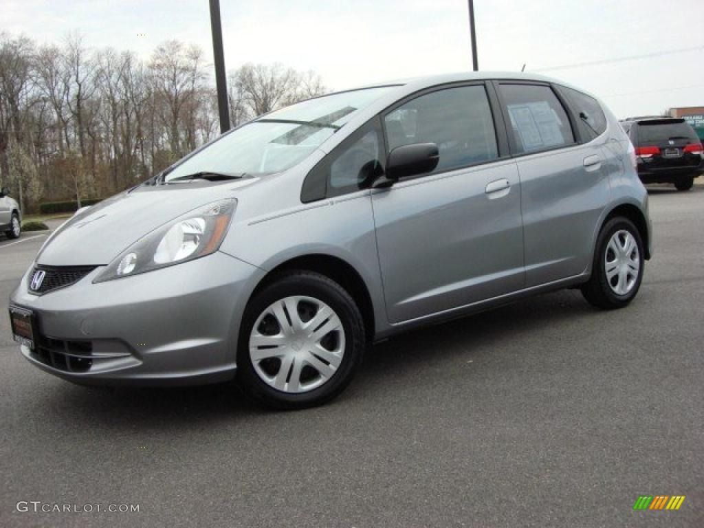 Storm Silver Metallic 2010 Honda Fit Standard Fit Model Exterior Photo #46758876