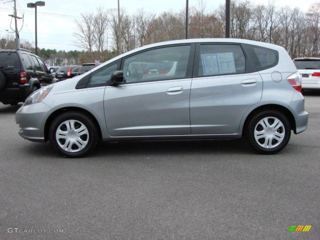 Storm Silver Metallic 2010 Honda Fit Standard Fit Model Exterior Photo #46758891