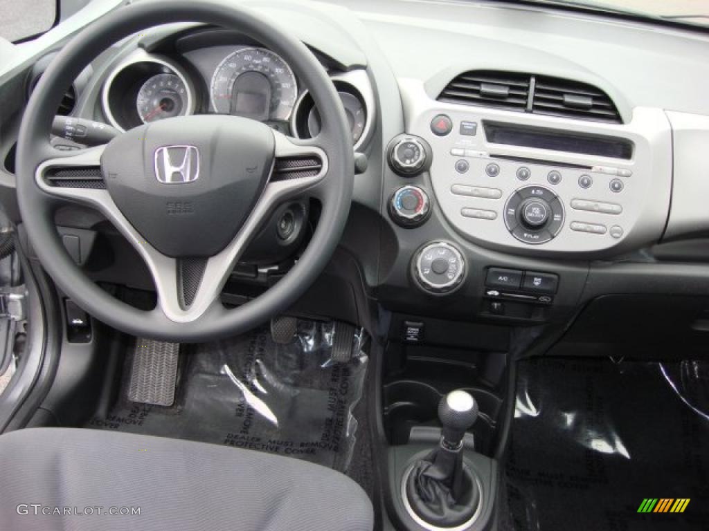 2010 Honda Fit Standard Fit Model Gray Dashboard Photo #46759029