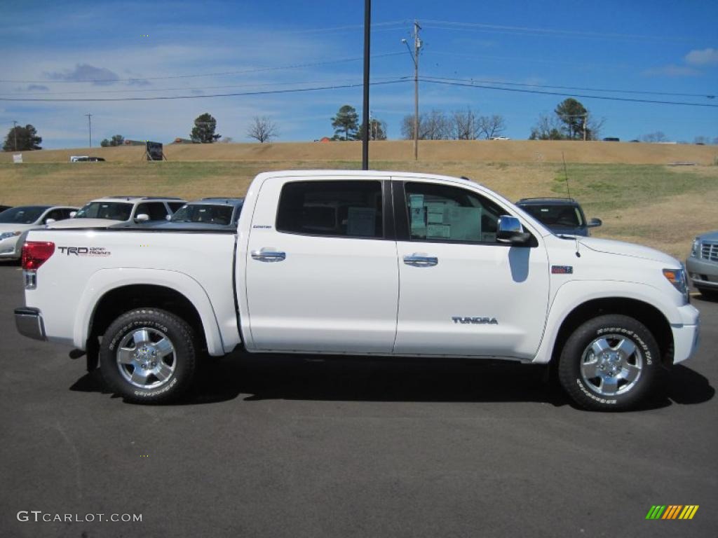 Super White 2011 Toyota Tundra Limited CrewMax 4x4 Exterior Photo #46759128