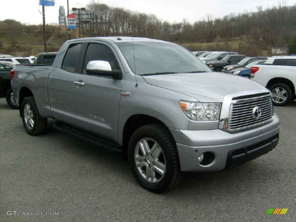 2010 Tundra Limited Double Cab 4x4 - Silver Sky Metallic / Graphite Gray photo #1