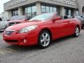 2005 Absolutely Red Toyota Solara SLE V6 Convertible  photo #2