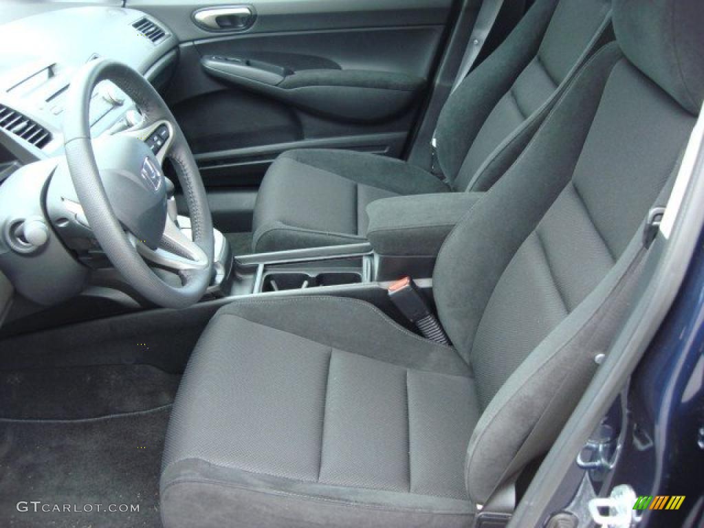 Black Interior 2011 Honda Civic LX-S Sedan Photo #46759611
