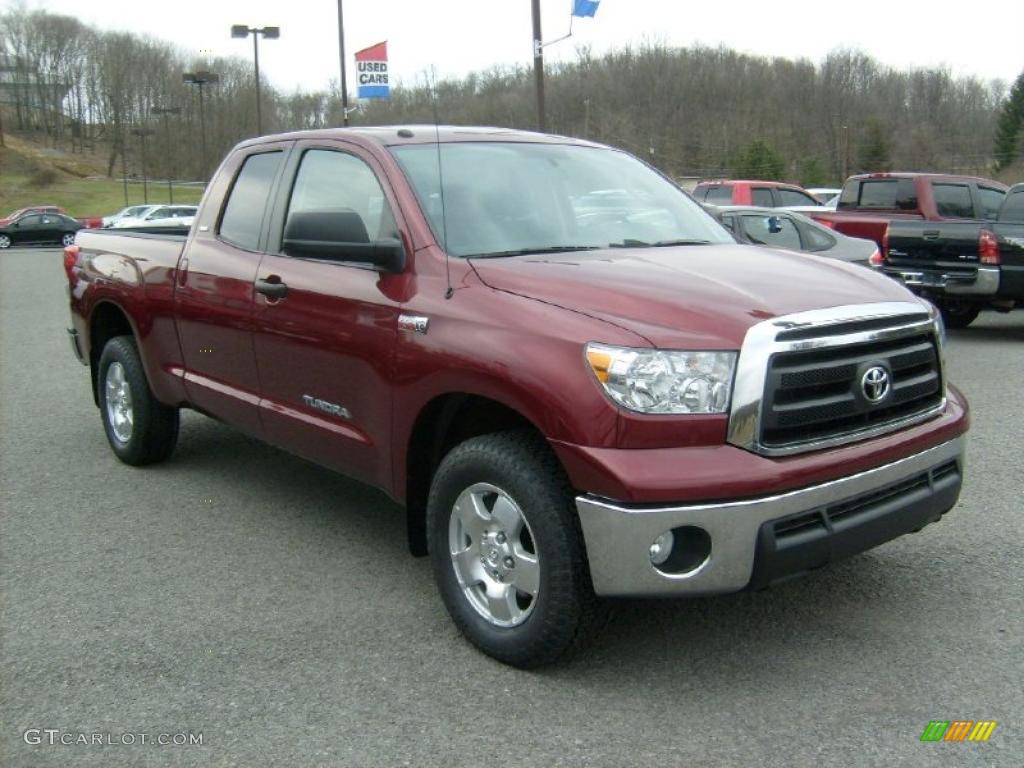 Salsa Red Pearl 2010 Toyota Tundra TRD Double Cab 4x4 Exterior Photo #46760214