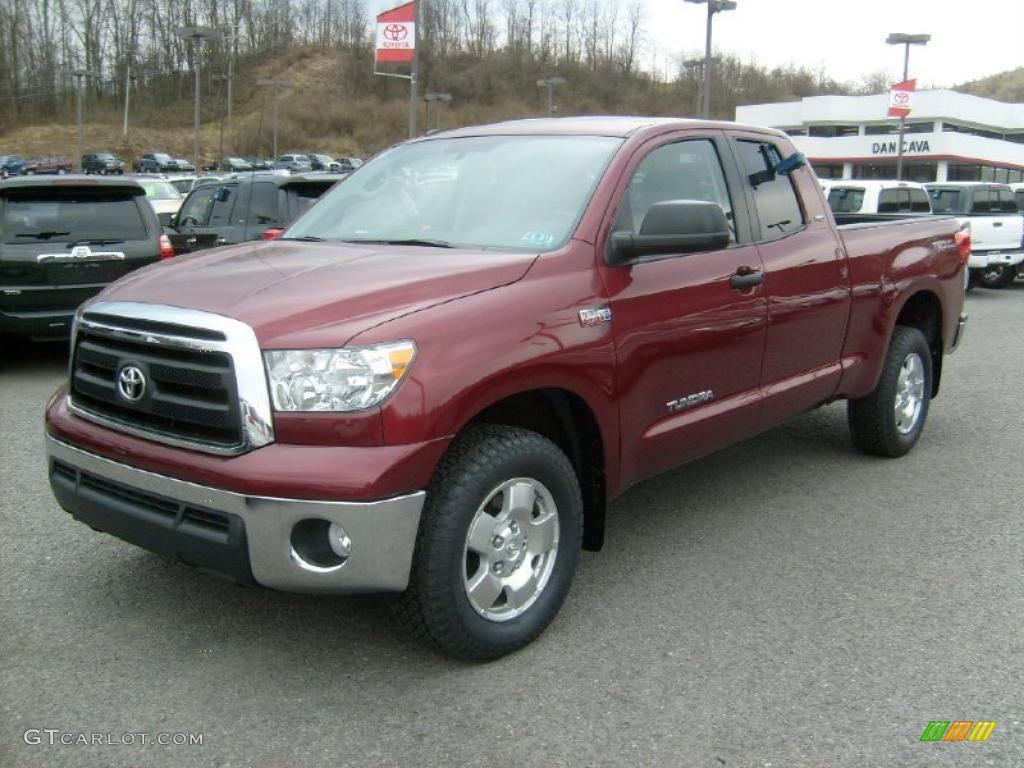 Salsa Red Pearl 2010 Toyota Tundra TRD Double Cab 4x4 Exterior Photo #46760250