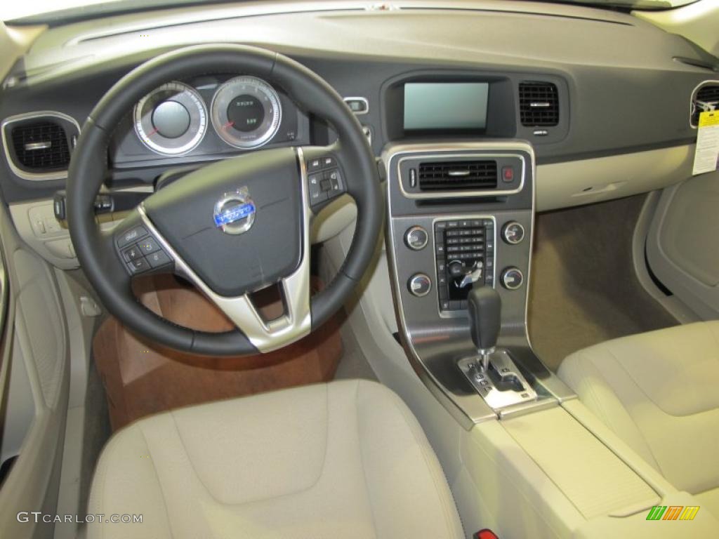 2012 Volvo S60 T5 Soft Beige Dashboard Photo #46760592