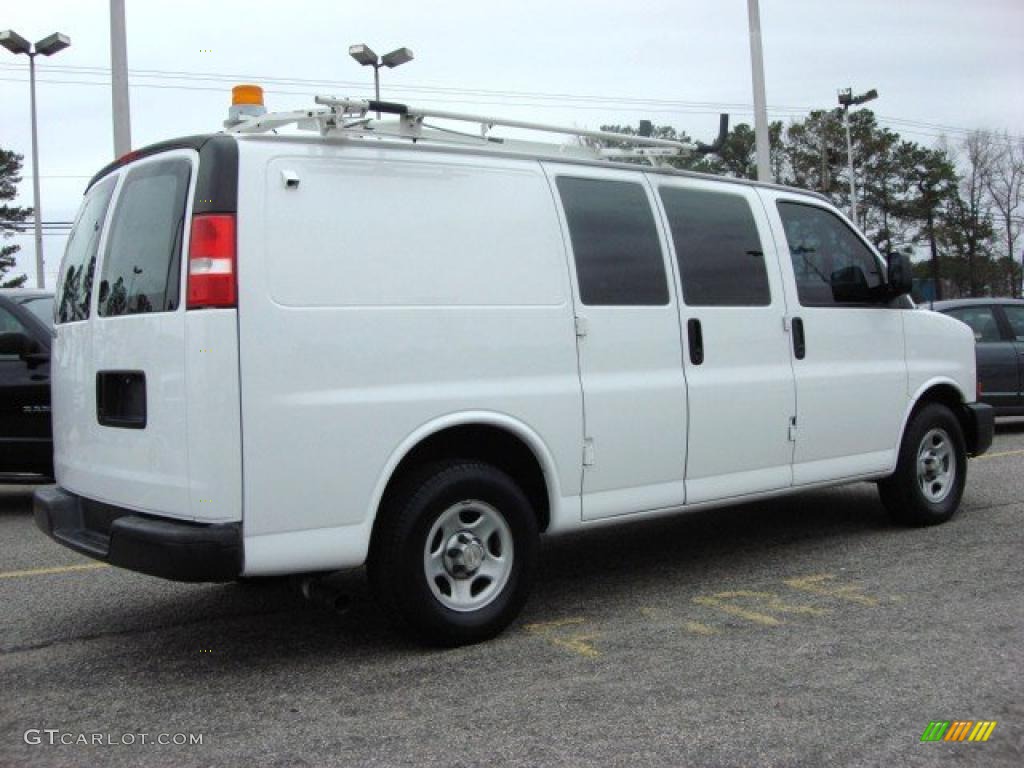 2006 Express 1500 Commercial Utility Van - Summit White / Medium Dark Pewter photo #6