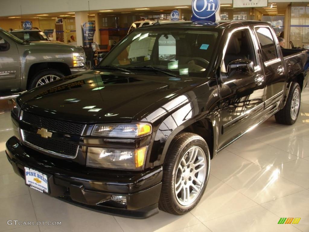 Black 2011 Chevrolet Colorado LT Crew Cab Exterior Photo #46761249